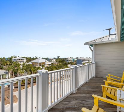Bayside deck, Enjoy your morning coffee, bay views and spectacular sunrises