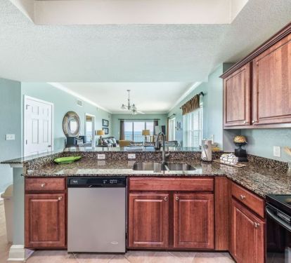 Large kitchen with pantry.