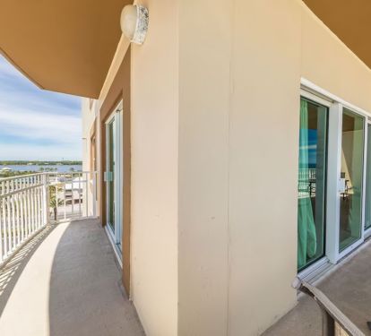 Wrap around patio