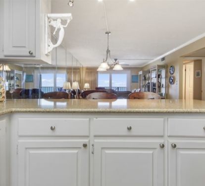 Gulf views from the kitchen!
