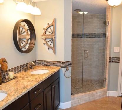 Primary Bathroom with Large Walk-in Shower