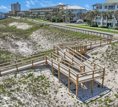 Ramp to the beach