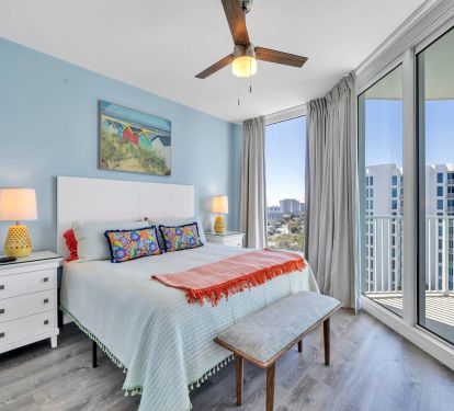 Master bedroom king bed