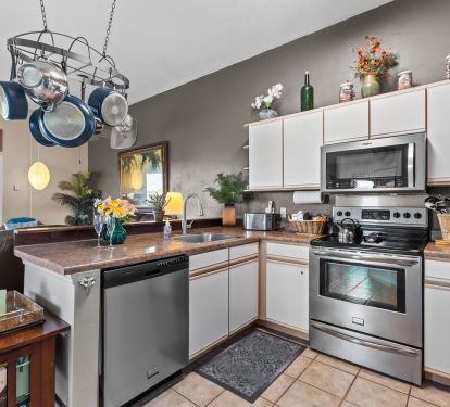 Stainless Steel Kitchen with all the amenities. We really cook here!