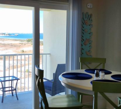 Beautiful views from your rocking chairs on the private balcony