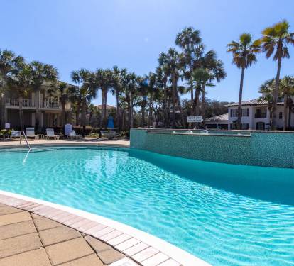 Community lagoon style pool