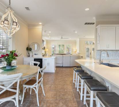 Open concept beach house