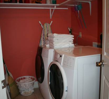 front loading, full size washer and dryer
