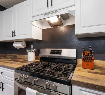 Kitchen with Gas Range