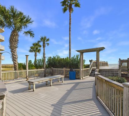 Outdoor shower area 