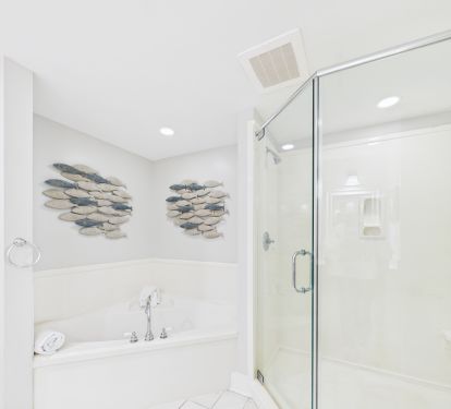 Deep Tub and Walk in shower