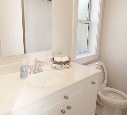 King suite bath with walk in shower