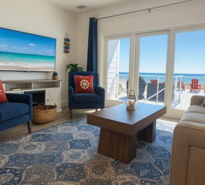 Living room with amazing views