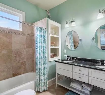 Master bath and closet