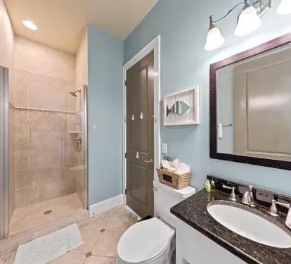 2nd floor bath with walk-in shower.