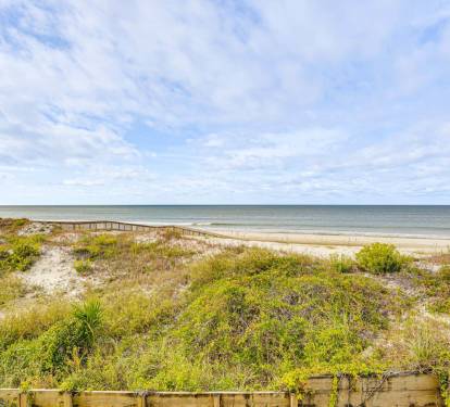 View of Dunes and Gulf from lower level.