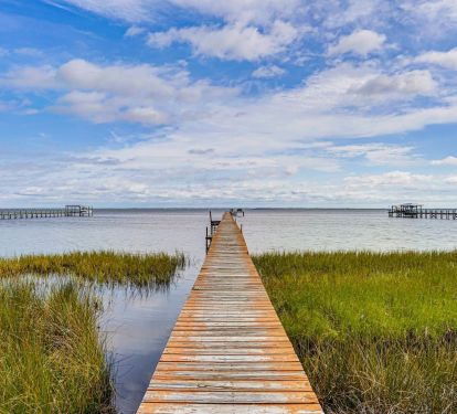 What a great way to fish or view Marine Life from the over 500' Dock!