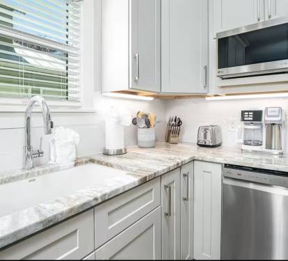 Fully stocked kitchen