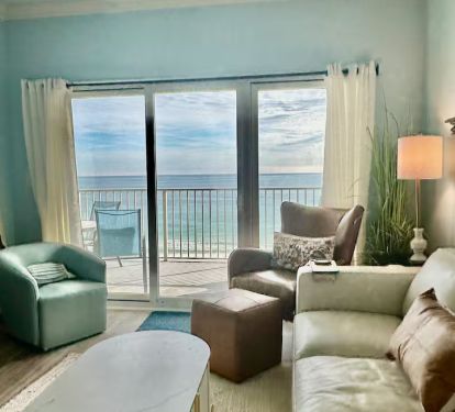 Comfy Couch with Balcony attached.
