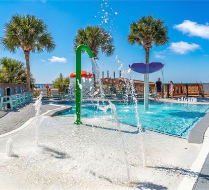 For little ones, Spray Ups, and Spray downs, adult loungers, secure area