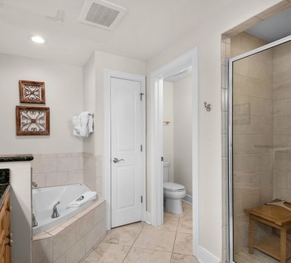 This huge bath is the best!
