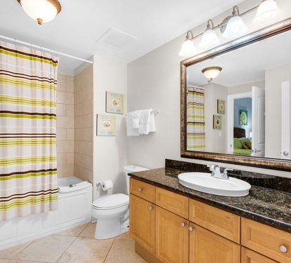 The second bath is a dream! 