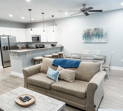 Open Concept Kitchen, Living, &amp; Dining