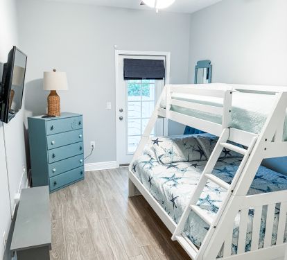 Full Bed + Twin Bunk on Top