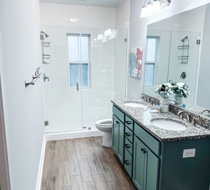 Walk In Shower in Master Bathroom
