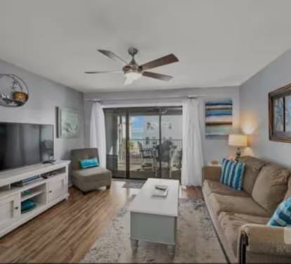 Gulf view from Living area.