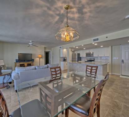 dining and open kitchen