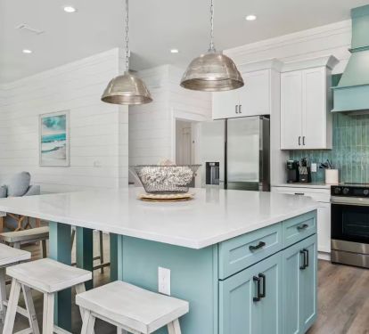 Encore features a beautiful quartz island for grab-and-go meals