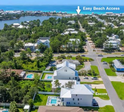 Less than a half mile to Scenic 30A's famous sugar sand beaches!