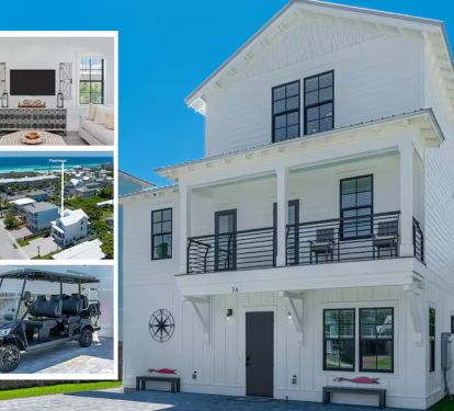Sleeps 24 and less than 500 ft. from beautiful sugar sand beaches