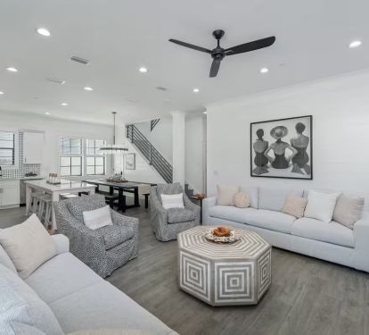 Revel in designer-curated fun furnishings in every corner of the space.