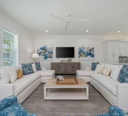 Feel right at home from the minute you walk in with designer curated decor!