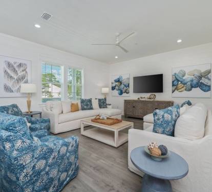 Feel right at home from the minute you walk in with designer curated decor!