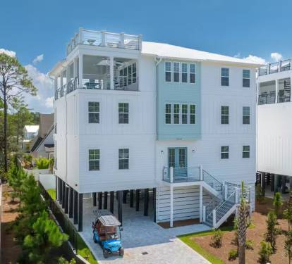 30a living and space for 18 guests, Melody is purpose built for the ultimate family 30a vacation!