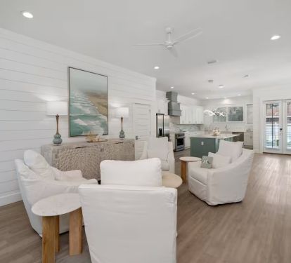 Open floor layout