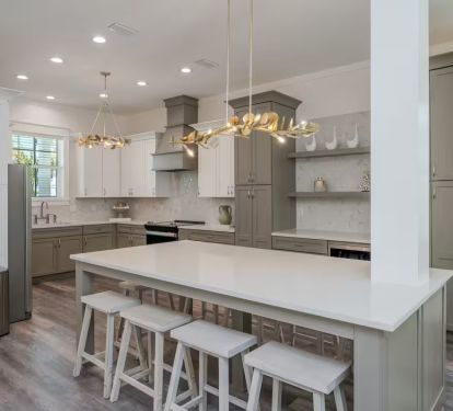 State of the art stainless steel appliances