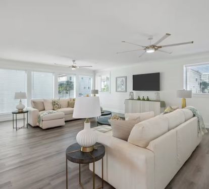 Enjoy the designer curated layout and furnishings