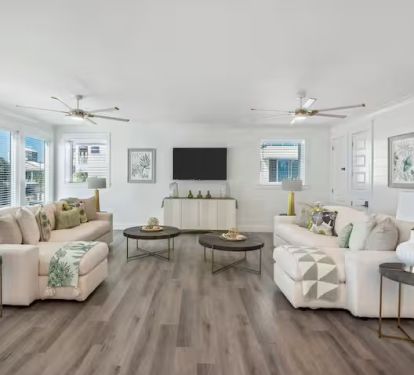 Designer curated furnishings make Sunbeam feel like a home away from home