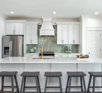 State of the art appliances and a well stocked kitchen