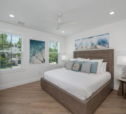Bedroom 1 Pic 1: King bedroom with private bath