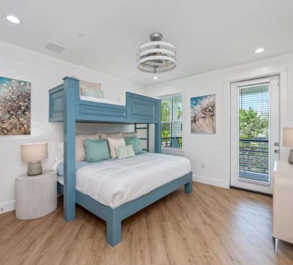 Bedroom 2 Pic 1: Twin over king bunk with private bath