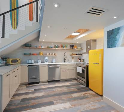 Step into a bold, designer living room where vibrant color meets luxury.