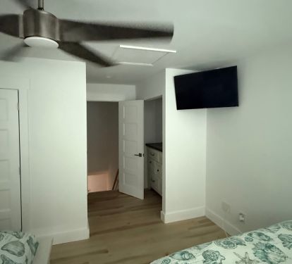 Television in bedroom
