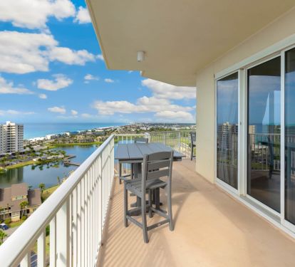 Expansive wrap-around balcony!