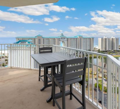 Additional high top outdoor dining table