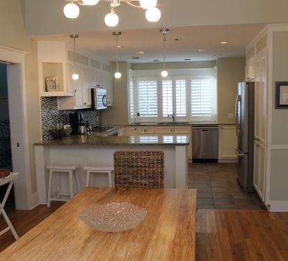 Open floor layout